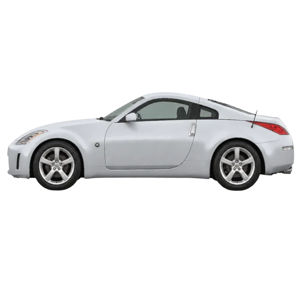 Nissan 350Z 2003 argent, vue côté (vers la gauche)