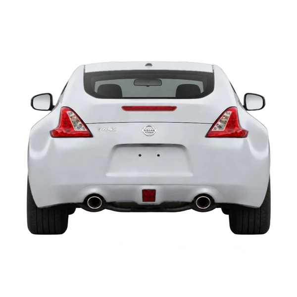 Nissan 370Z 2011 prata, vista traseira