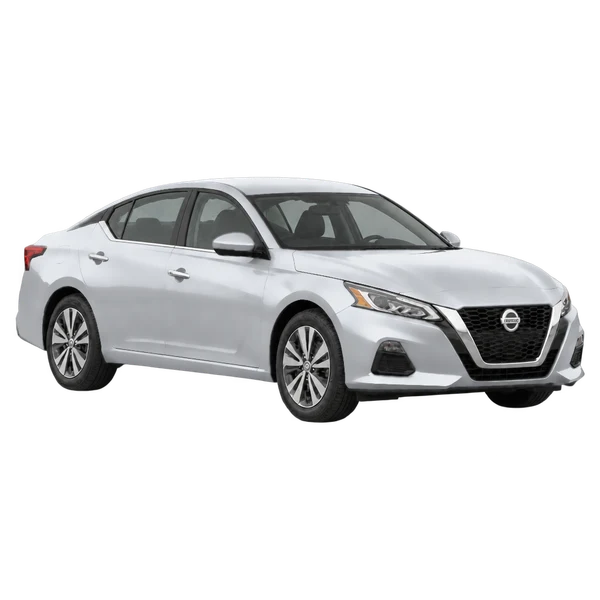 2021 Nissan Altima in Silber, Ansicht: Dreiviertelansicht vorne (nach rechts)