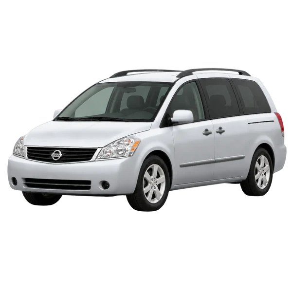 Nissan Caravan 2005 argent, vue trois-quarts avant (orienté vers la gauche)