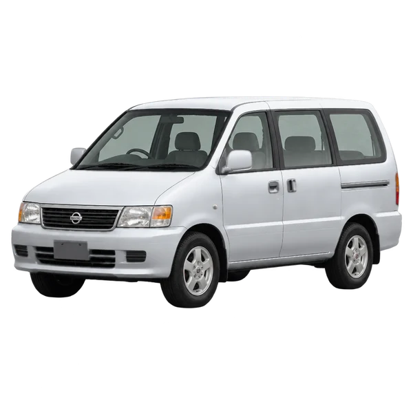 Nissan Condor 1997 argent, vue trois-quarts avant (orienté vers la gauche)