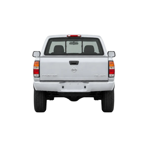 1999 Nissan Frontier in Silber, Ansicht: Heck
