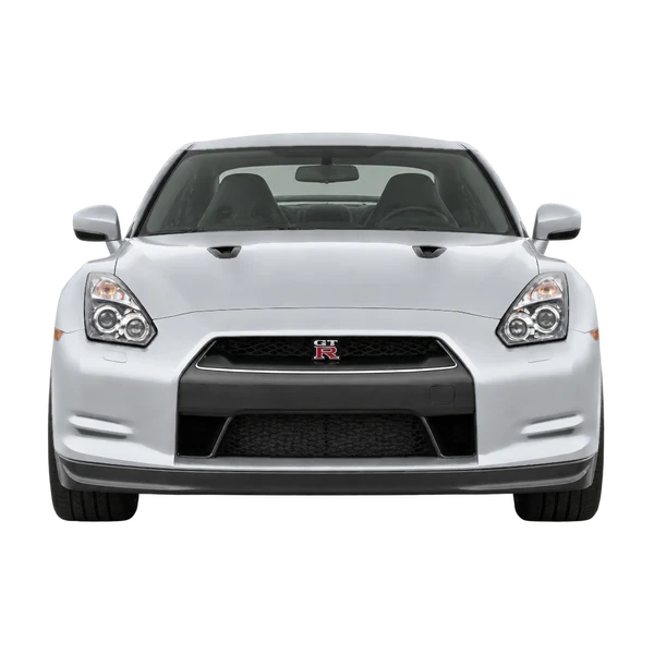 2014 Nissan GT-R in Silber, Ansicht: Front
