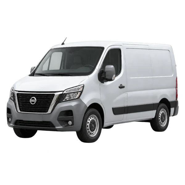 Nissan Interstar 2022 argent, vue trois-quarts avant (orienté vers la gauche)