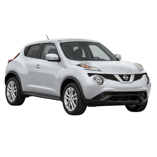 Nissan Juke 2019 argent, vue trois-quarts avant (orienté vers la gauche)
