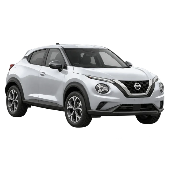 Nissan Juke 2021 argent, vue trois-quarts avant (orienté vers la gauche)