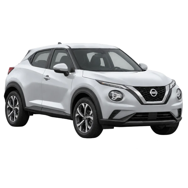 Nissan Juke 2022 argent, vue trois-quarts avant (orienté vers la gauche)