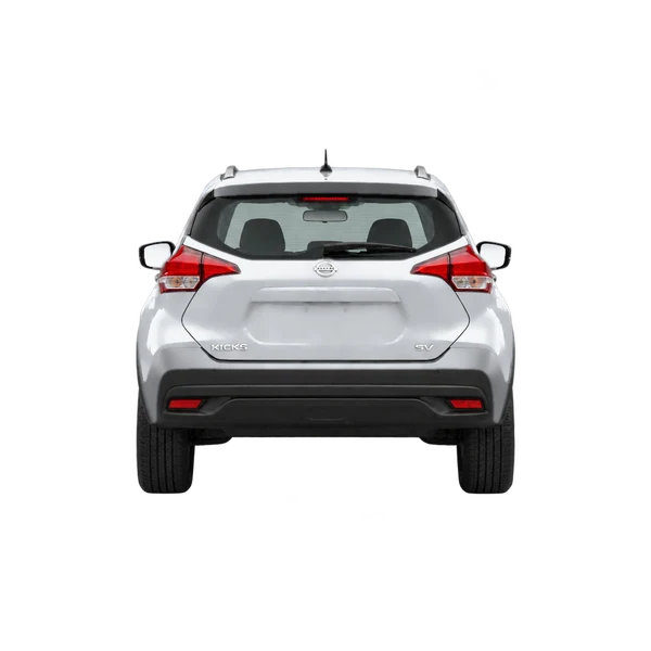 Nissan Kicks 2020 باللون فضي، منظر من الخلف