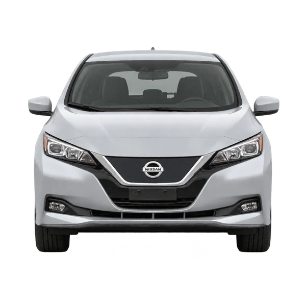 2018 Nissan Leaf in Silber, Ansicht: Front