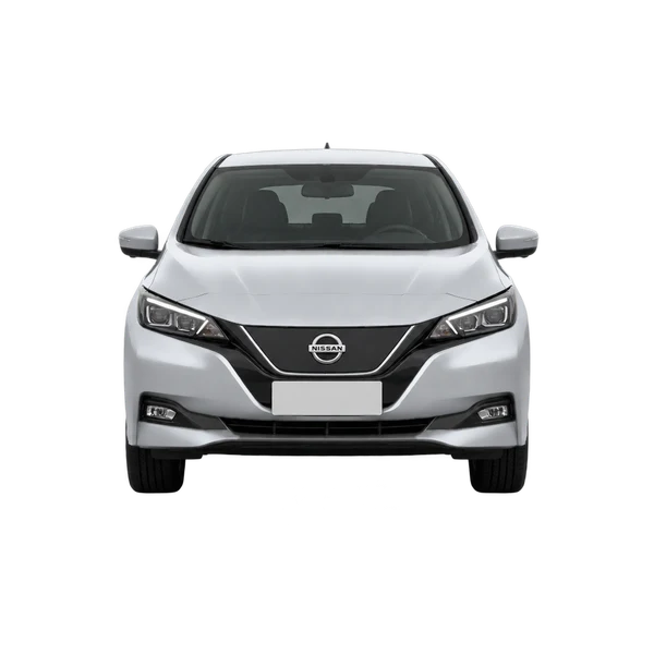 Nissan Leaf 2027 argent, vue avant