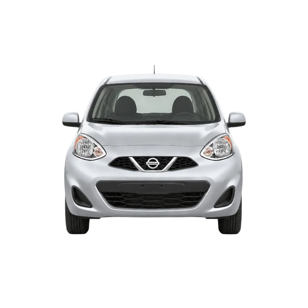 Nissan March 2014 prata, vista frente