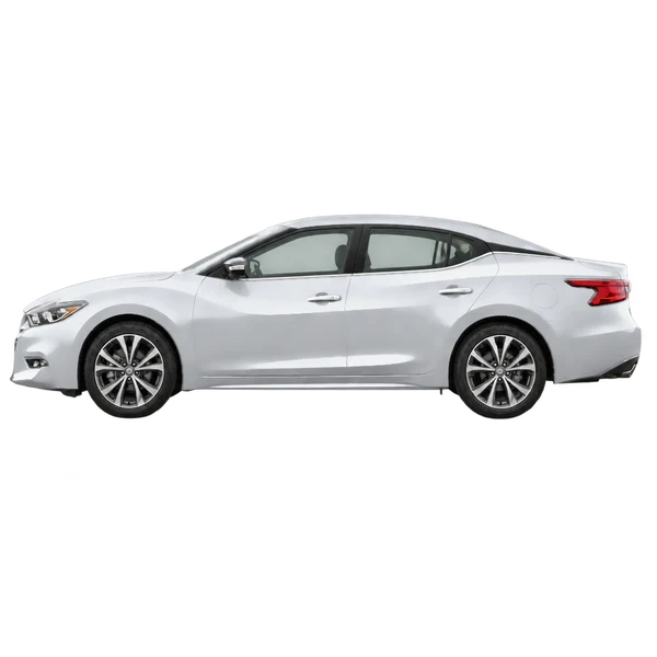 Nissan Maxima 2016 argent, vue côté (vers la gauche)