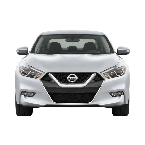 Nissan Maxima 2022 en plateado, vista frontal