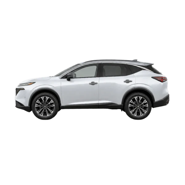 Nissan Murano 2025 prata, vista lateral (voltada para a esquerda)