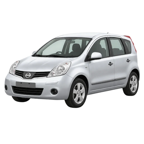 silver 2006 Nissan Note front three-quarter (facing left) view