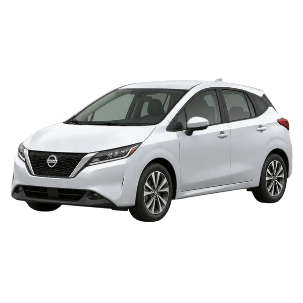 2025 NISSAN NOTE — Front three-quarter (facing left)، silver