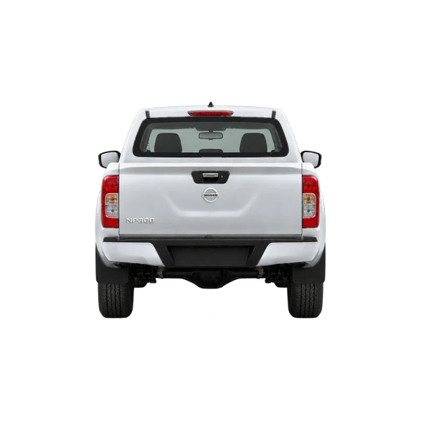 シルバーの2017 Nissan NP300（リアビュー）
