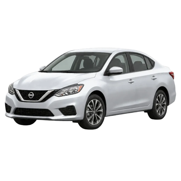 2023 Nissan Pulsar in Silber, Ansicht: Dreiviertelansicht vorne (nach links gerichtet)