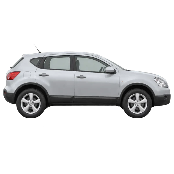 2012 Nissan Qashqai in Silber, Ansicht: Seite (nach rechts gewandt)