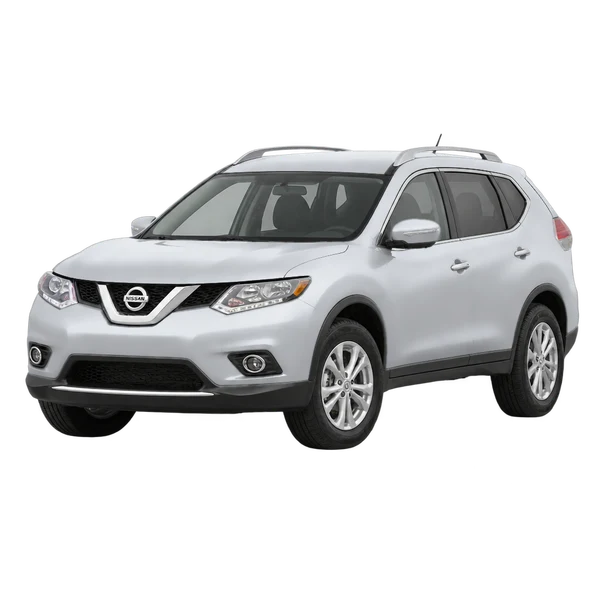 2016 Nissan Rogue in Silber, Ansicht: Dreiviertelansicht vorne (nach links gerichtet)
