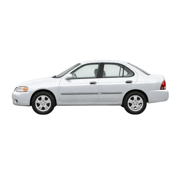 2005 Nissan Sentra in Silber, Ansicht: Seite (nach links gerichtet)