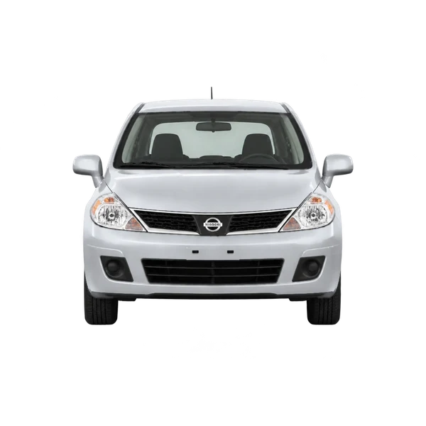 Nissan Tiida 2012 prata, vista frente