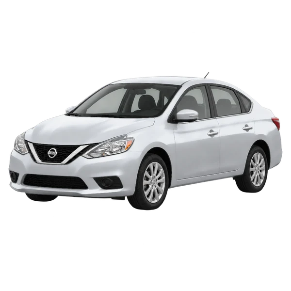 Nissan Tiida 2017 argent, vue trois-quarts avant (orienté vers la gauche)