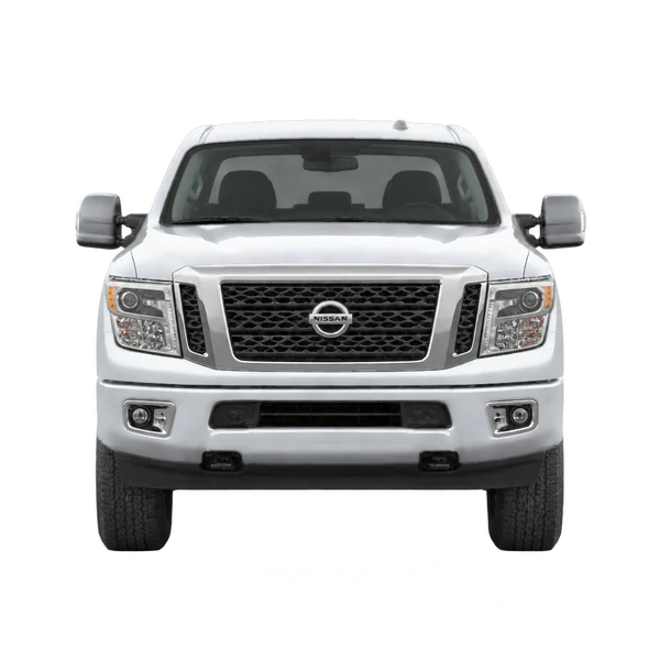 2016 Nissan Titan XD in Silber, Ansicht: Front