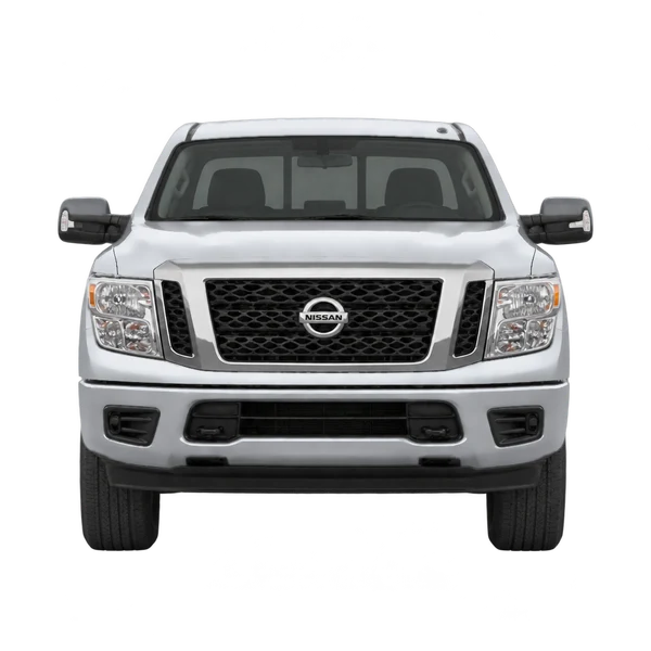 Nissan Titan 2020 argent, vue avant