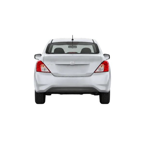 シルバーの2017 Nissan Versa（リアビュー）