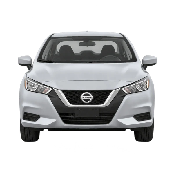 Nissan Versa 2020 argent, vue avant