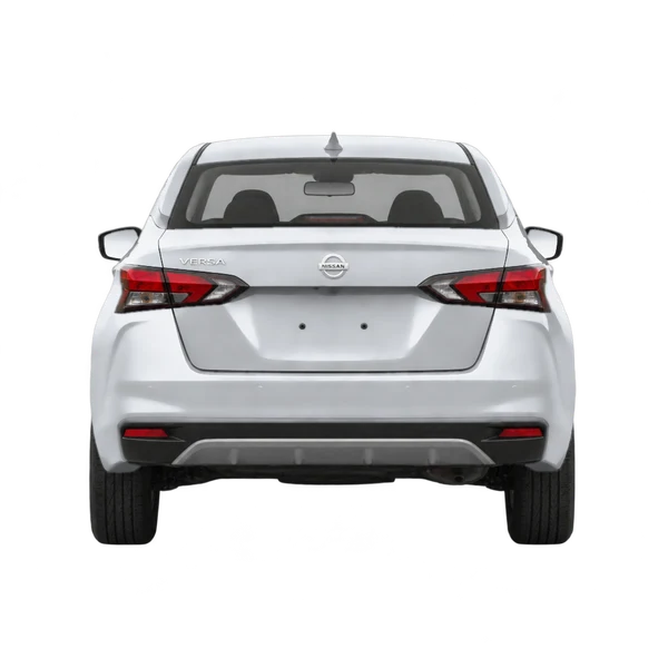 Nissan Versa 2020 argent, vue arrière