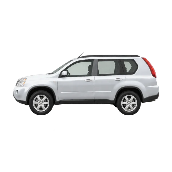 2012 Nissan X-Trail in Silber, Ansicht: Seite (nach links gerichtet)