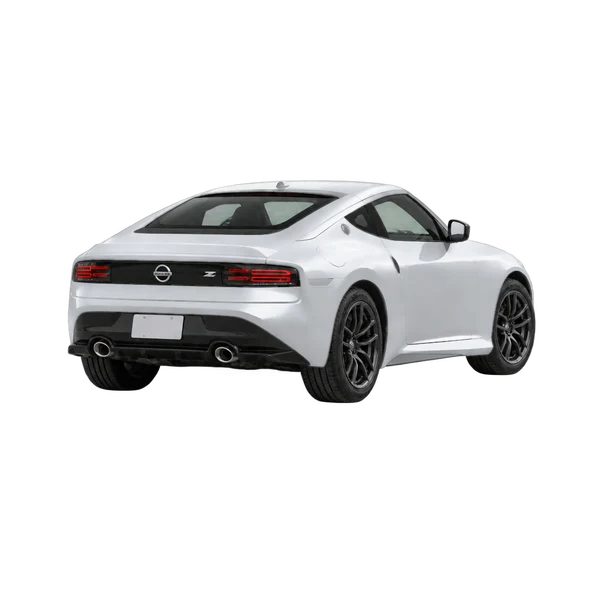 silver 2022 Nissan Z rear three-quarter (facing left) view