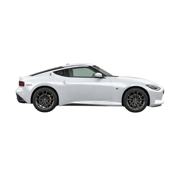 silver 2022 Nissan Z side (facing right) view
