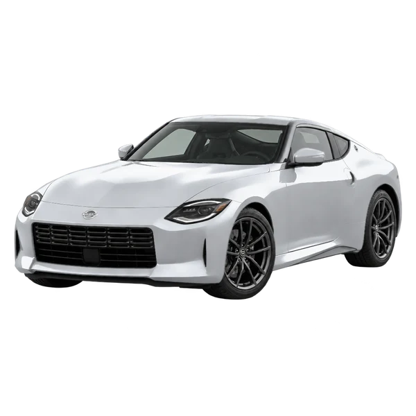 silver 2023 Nissan Z front three-quarter (facing left) view