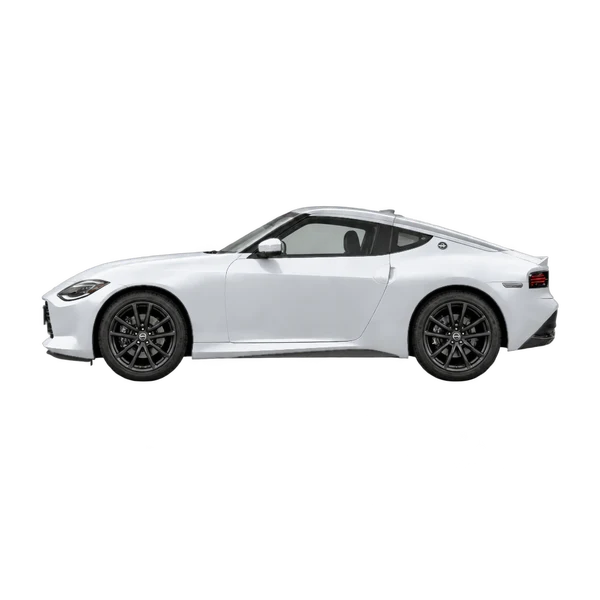 silver 2023 Nissan Z side (facing left) view