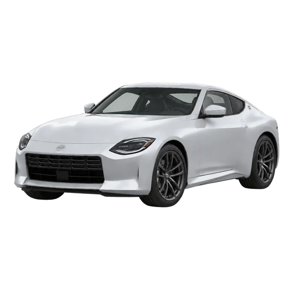 silver 2024 Nissan Z front three-quarter (facing left) view
