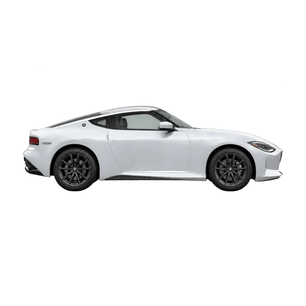 silver 2024 Nissan Z side (facing right) view