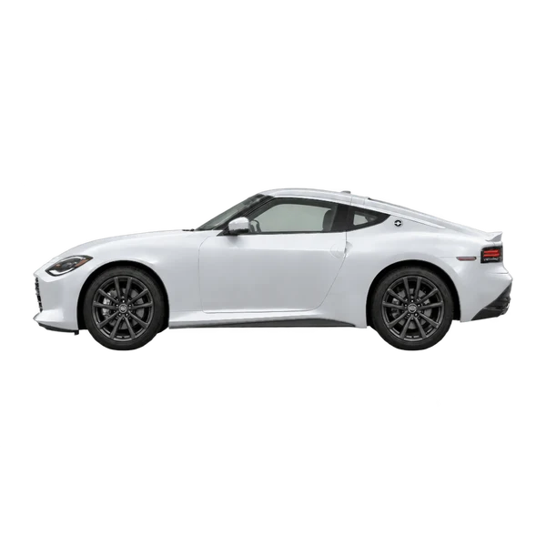 silver 2025 Nissan Z side (facing left) view