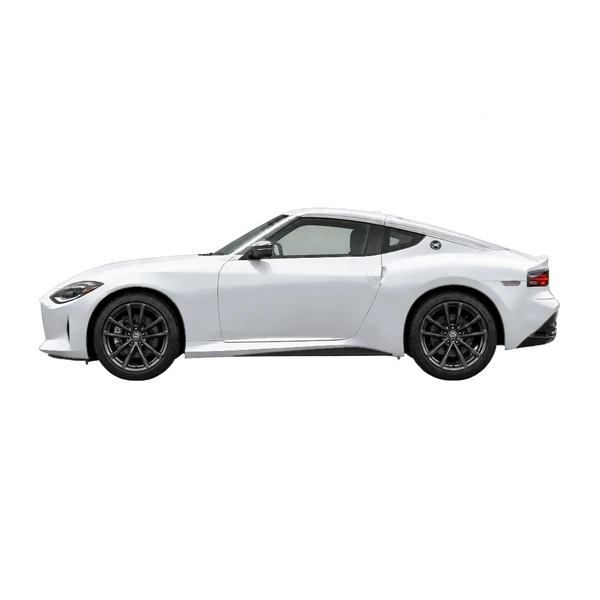 silver 2026 Nissan Z side (facing left) view