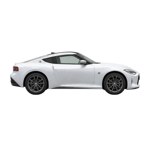 silver 2026 Nissan Z side (facing right) view