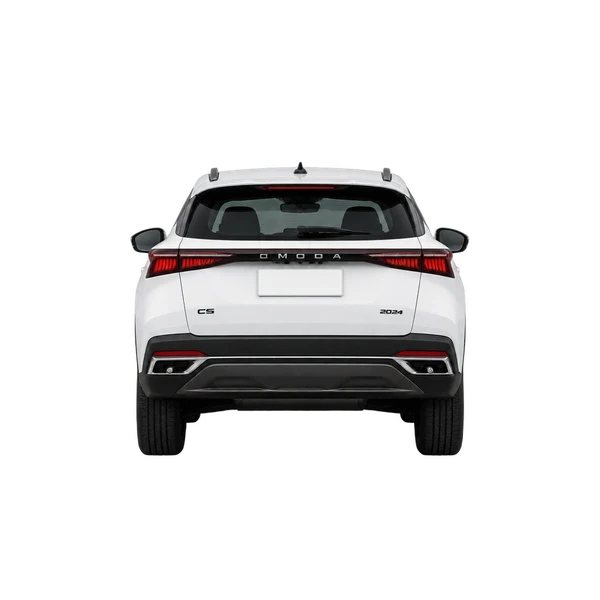 Omoda C5 2024 blanc, vue arrière