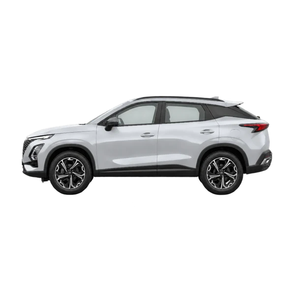 2025 Omoda C5 in Silber, Ansicht: Seite (nach links gerichtet)