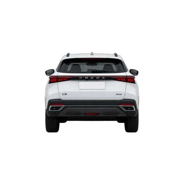 Omoda C5 2026 blanc, vue arrière
