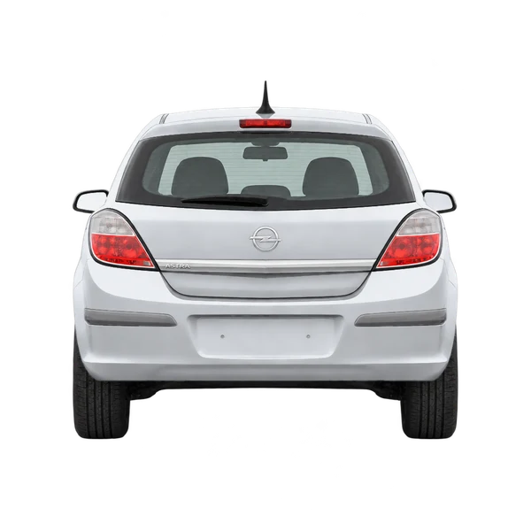 Opel Astra 2008 en plateado, vista trasera