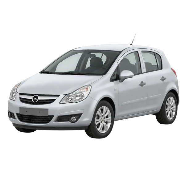 Opel Corsa 2011 argent, vue trois-quarts avant (orienté vers la gauche)