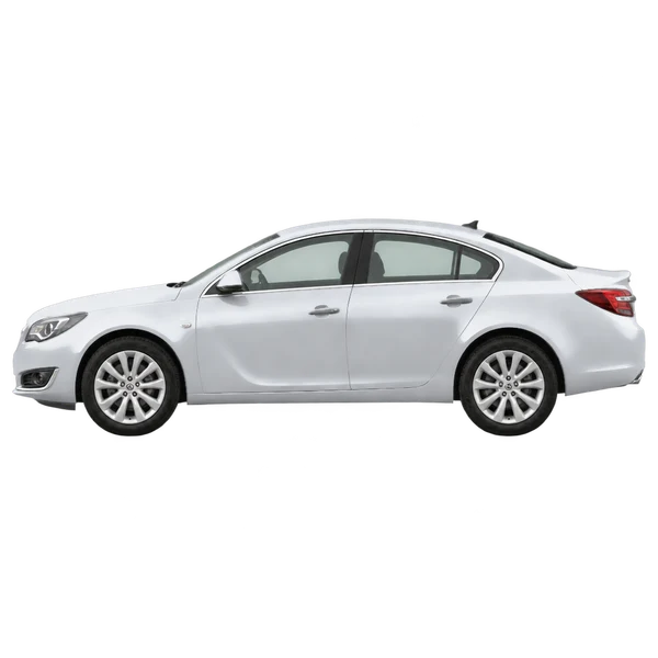Opel Insignia 2015 prata, vista lateral (voltada para a esquerda)