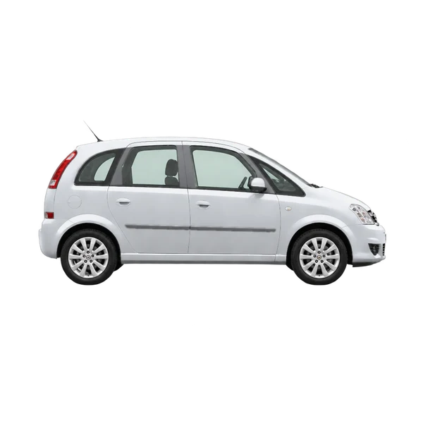 Opel Meriva-A 2008 argent, vue profil (tourné vers la droite)
