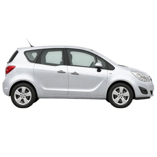 Opel Meriva 2011 prata, vista lateral (voltada para a direita)